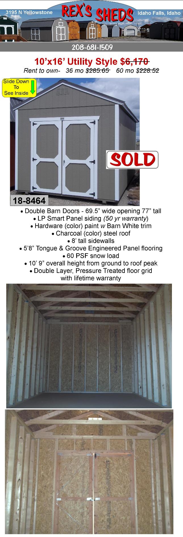 hardwarre_color_utility_shed_with_barn_white_trim_double_barn_doors_and_charcoal_color_steel_roof