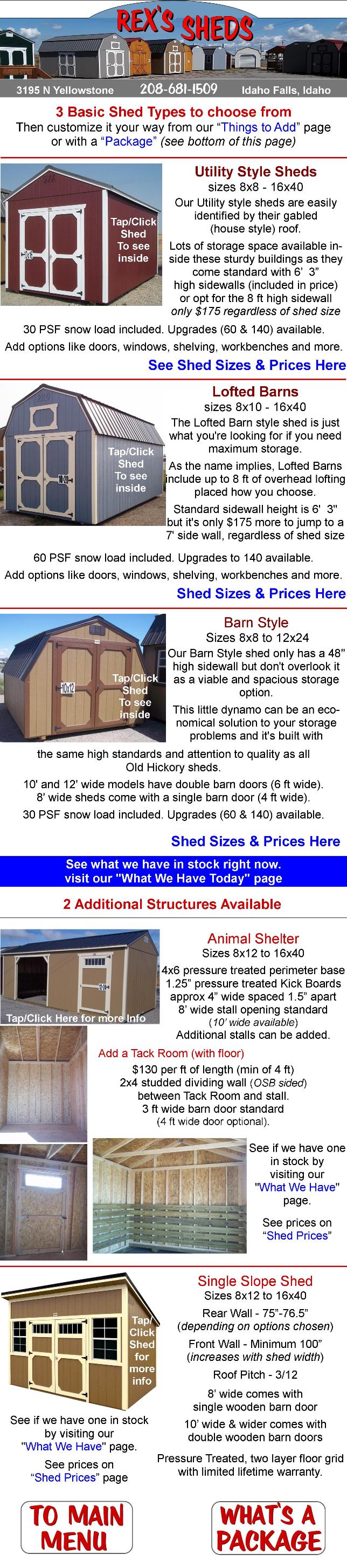 image_and_details_and_prices_of_all_shed_types_and_styles_available_at_rexs_sheds_idaho_falls